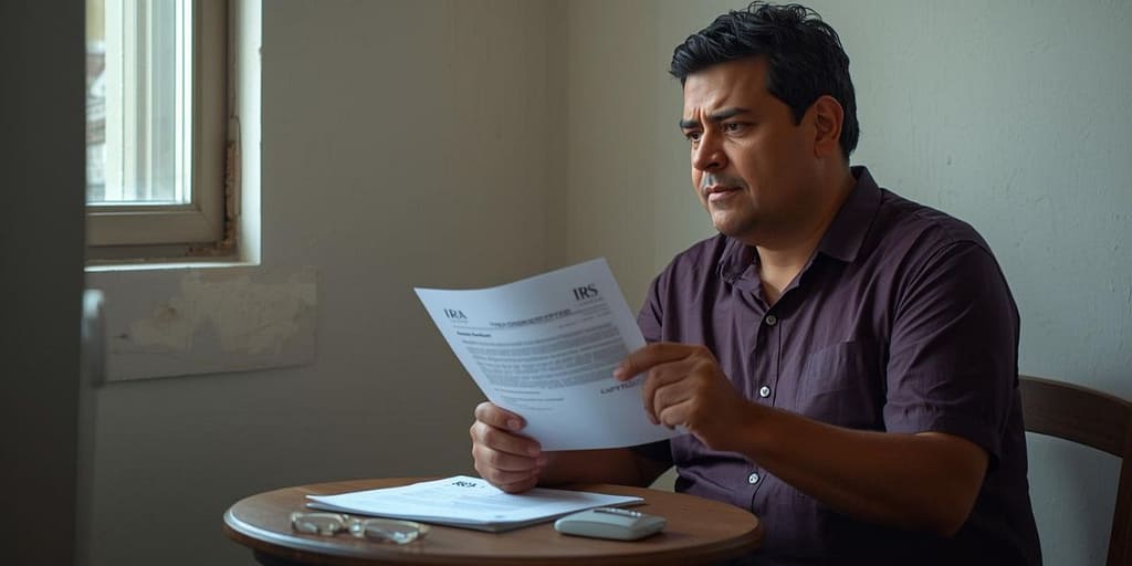 Carta del IRS notificando que un ITIN fue rechazado