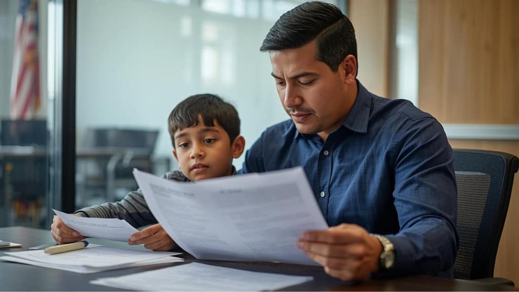 Qué hacer si uno de los padres no puede ir a la cita del pasaporte americano