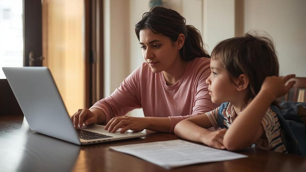 padre latino buscando su distrito escolar en estados unidos por direccion