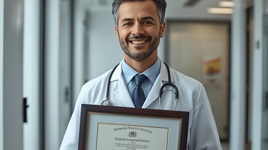 Profesional hispano logrando la homologación de su título universitario en España en 2026.