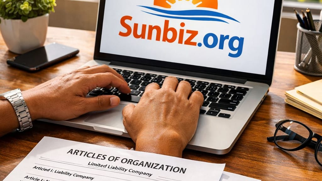 Pasos para registrar una LLC en Florida a través de Sunbiz para extranjeros